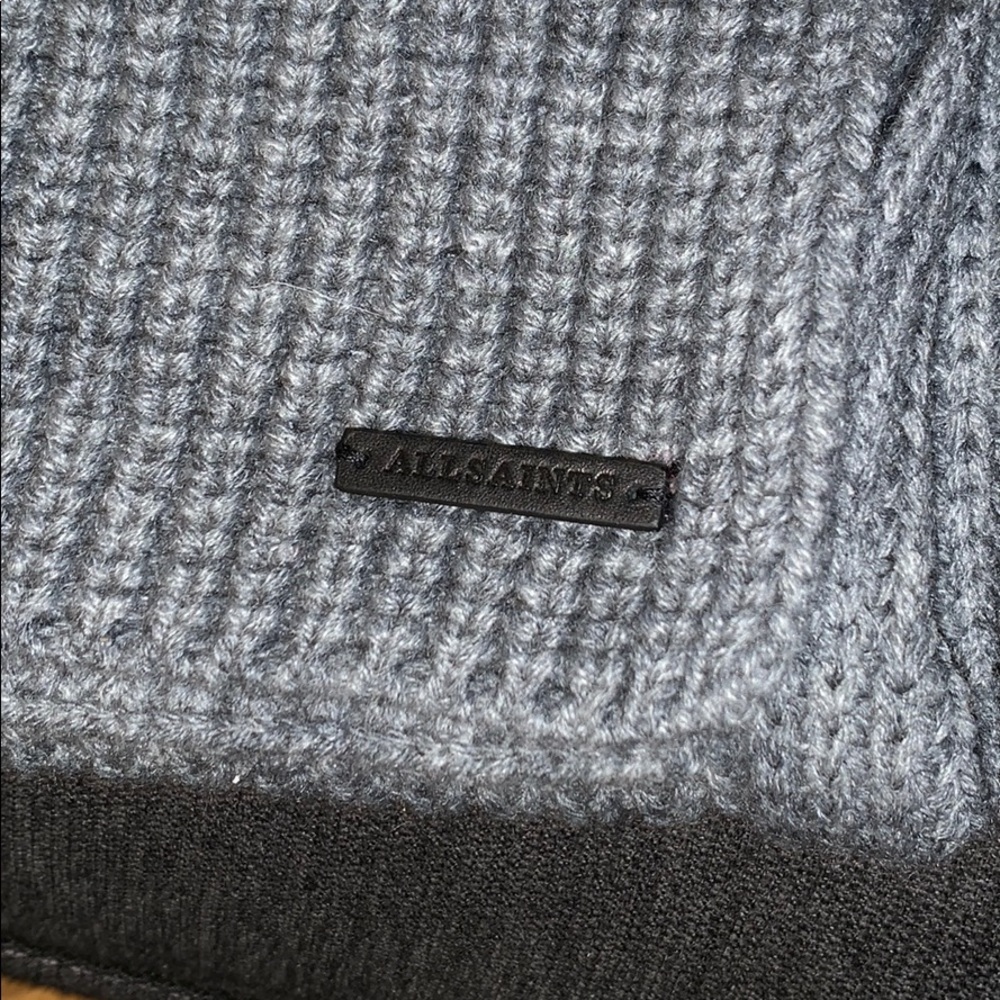 BRAND NEW ALL SAINTS GREY SCARF